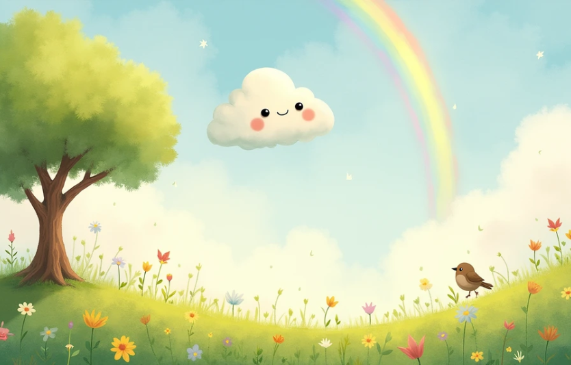 Казка про маленьку хмаринку, що шукала друзів