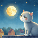Котик і Місяць — добра нічна казка для засинання дітей