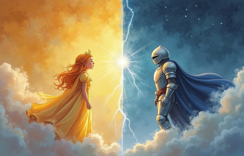 Сонячна принцеса і Дощовий лицар