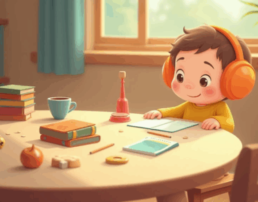 Гра “Що звучить” розвиваємо слухову увагу та уяву