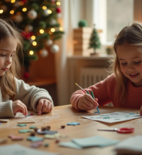 10 простих різдвяних поробок для дітей