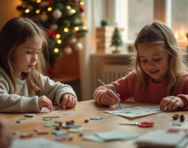 10 простих різдвяних поробок для дітей