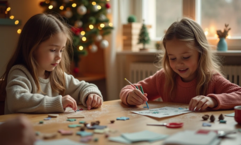 10 простих різдвяних поробок для дітей