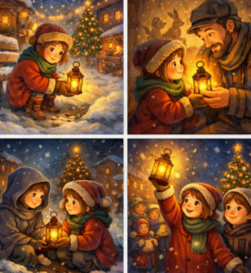 Коротка різдвяна казка «Чарівний ліхтарик»