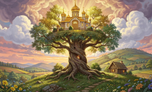 Дерево до неба