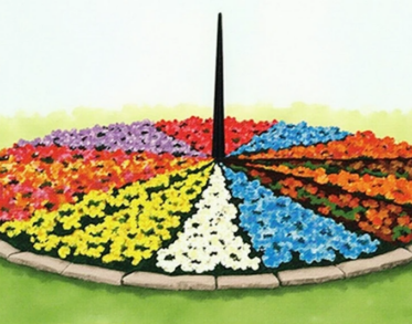 Квітковий годинник