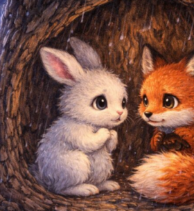 Казка про Зайчика, який навчився не боятися змін 🐰