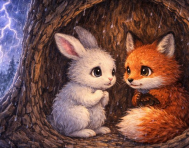 Казка про Зайчика, який навчився не боятися змін 🐰